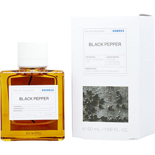 KORRES BLACK PEPPER by Korres EDT SPRAY 1.7 OZ